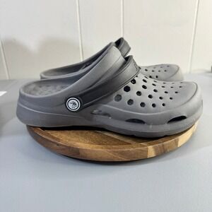 Joybees Kids Clogs Gray Rubber Slip On Water Shoes Size J2